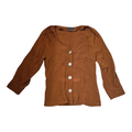 Brown Button Down Shirt (M)